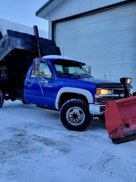 1996 Chevy 3500 Diesel Truck with Plow